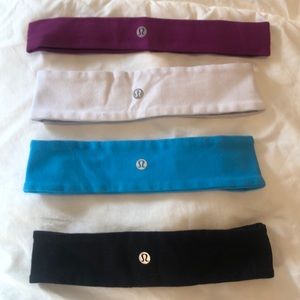 4 LULULEMON HEADBANDS
